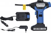 Batteridriven kompressor 12V – Digital LCD & LED-lampa
