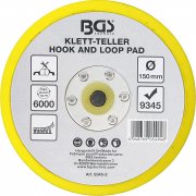 BGS9345 kardborre-rondell för enkel och snabb byte av polermedel