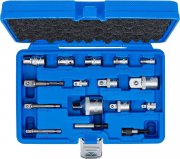 Bits- & Hylsadapter-sats 16 delar CrV & S2 – Universal adapterset för verktyg