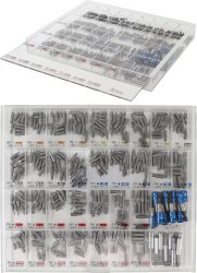 Bits- och bitshållare set 1/4 340 delar S2-stål