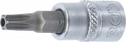Bitshylsa Torx med hål T8–T50, 1/4