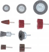 Borste- och slipset 10 delar 1/4 – stålborstar & slipverktyg