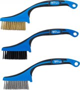 Borstsats 165 mm – Nylon, Mässing & Rostfritt, 3 delar