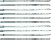 Buntband i rostfritt stål, 7,0x200 mm, 10 st.