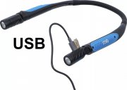 COB-LED Nacklampa med justerbara ljuslägen