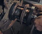 Demonterad 85mm hjullager