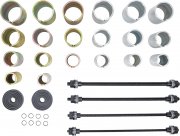 Drag- och Tryckhylssats, med 4 Spindlar