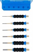 Drivdornsats 6 delar 3–8 mm med handskydd & väggfäste