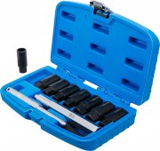 Fälglås-demonteringssats 10 delar – universellt specialverktyg