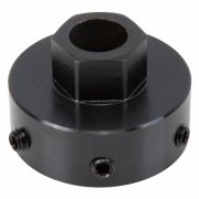 Gängsnittshållare M9–M11 Ø30 mm för spärrskaft 17 mm