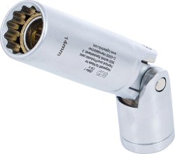 Glödstiftshylsa med led 14 mm 12-kant 3/8