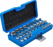 Hylssats E-profil E4–E24, 28 delar – 1/4–1/2