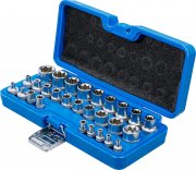 Hylssats E-profil E4–E24, 28 delar – 1/4–1/2