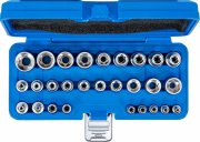 Hylssats E-profil E4–E24, 28 delar – 1/4–1/2