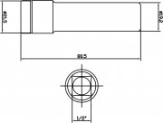 Hylssats för Bosch VE-pumpar, 3 delar