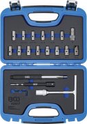 Injektor-Tätningssäte-Fräsverktygssats, 19 delar