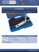 Innehåll av specialverktygssats för VAG 2.8 med motorkod AAA