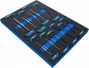 Insex- & Torx T-nyckelsats, 18 delar