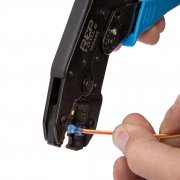 Crimptång, med Spärr, för isolerade Kabelskor 0,5-6 mm²