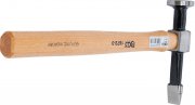 Karosserihammare Rund & Platt med Horisontal Fena – Hickoryskaft