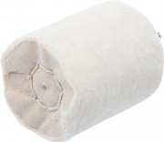 Cylindrisk poleringstrissa Ø64 mm – bomull för borrmaskin