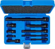 Kraft-förlängaresats 1/4″–1/2″, 9 delar
