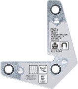 Kraft-Magnethållare L-form – 3 magnetytor