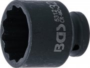 Krafthylsa 12-kant  32–36 mm för drivaxel