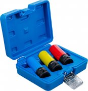 Krafthylssats 17–19–21 mm med fälgskydd