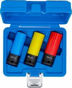 Krafthylssats 17–19–21 mm med fälgskydd