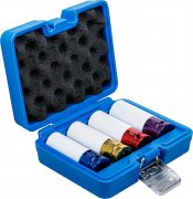 Krafthylssats 1/2 17–22 mm med fälgskydd, 4 delar