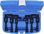 Kråkfotsnyckelsats med led, 3/8, 6 del.