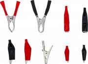 Krokodilklämma Sortiment 28 delar – Alligatorklämmor Galv