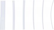 Krympslang-sortiment, transparent, 150 delar