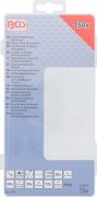 Krympslang-sortiment, transparent, 150 delar