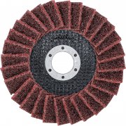 Lamellrondell fibertyg 125 mm K80–K240 för slipning & polering