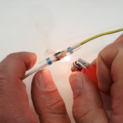 Lödkontakter-sats med krympslang, 9 delar