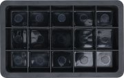 Magnet-skål, 15 fack, 120x190 mm