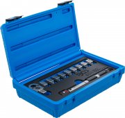 Moment-ekernyckel 3–15 Nm med 10 utbytbara huvuden