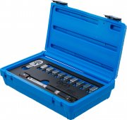 Moment-ekernyckel 3–15 Nm med 10 utbytbara huvuden