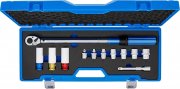 Momentnyckelsats 1/2″ 40–220 Nm – 12 delar med hylsor för däckbyte