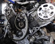 Montering av nya drev och kedjor