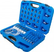 Närbild på adaptrar för Bosch, Delphi, Denso och Siemens injektorer