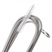 Nylonborste 13 mm och 22 mm med rostfri axel för avloppsrengöring