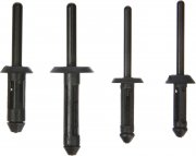 Plastnittångsats 41 delar – Nittång & Plastnitar 2–4,5 mm