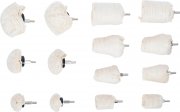 Poleringstrissa set 1/4 14 delar – bomullstrissor