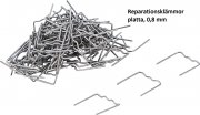 Reparationsklämmor platta, 0,8 mm