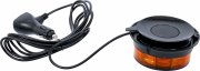 Roterande varningsljus LED 12/24V Ø130 mm – Magnetfäste