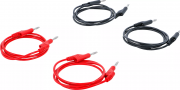 Multimeter-Testkabelsats – 4 mm, 100 cm