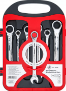 Ringspärrnyckel-sats 8–19 mm, 7 delar